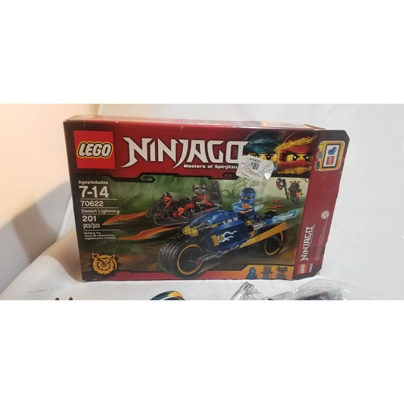 Lego Ninjago Desert Lightning Masters of Spinjitzu #70622 New OPEN Box - Picture 6 of 10